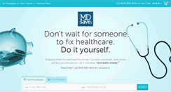 Desktop Screenshot of mdsave.com